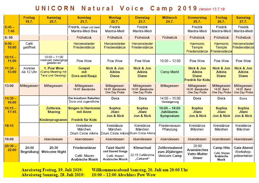 Programm 2019